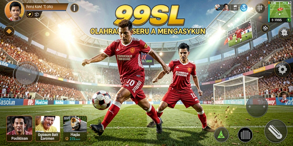 Tampilan gameplay seru 99SL dengan berbagai olahraga