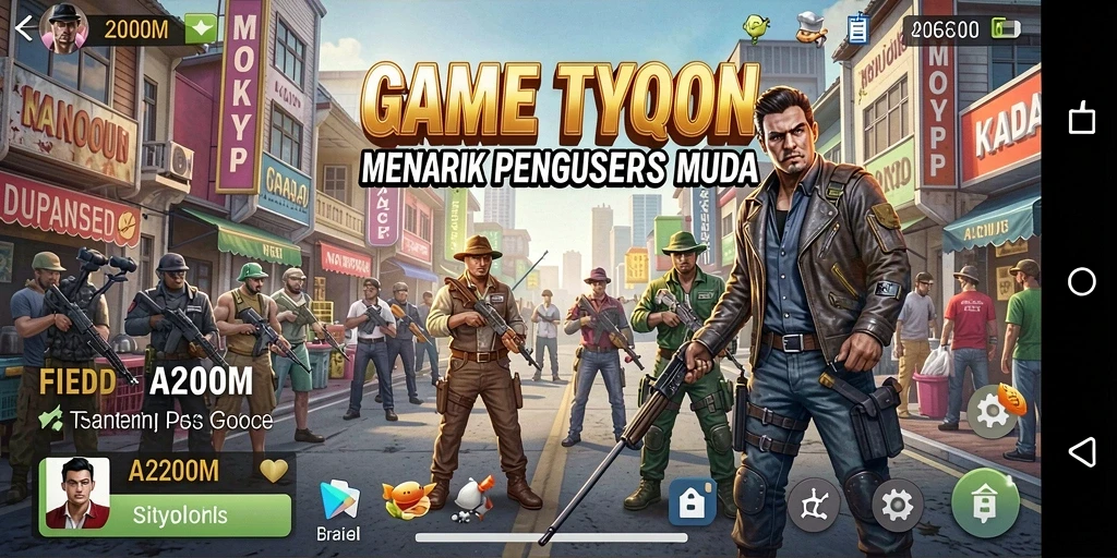Screenshot utama A200M menampilkan gameplay seru dan dinamis.