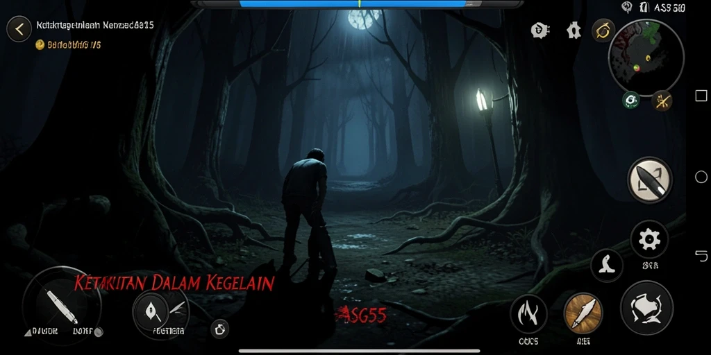 Gameplay menyeramkan ASG55 dengan suasana mencekam.