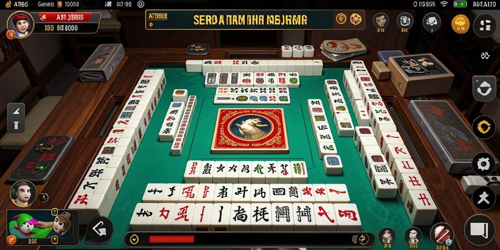 Gameplay menarik game Mahjong AT866 yang penuh warna.