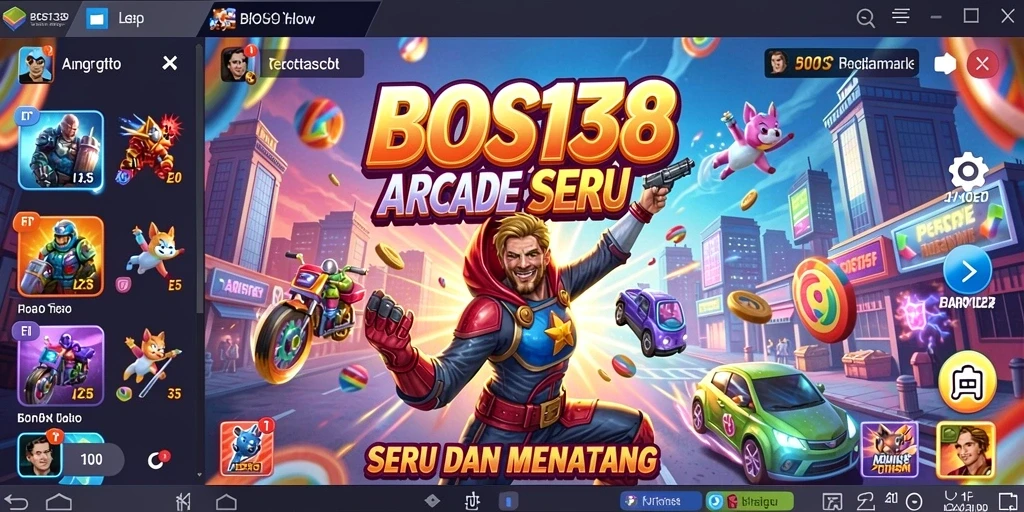 Tampilan gameplay menarik dari BOS138 dengan berbagai tantangan.