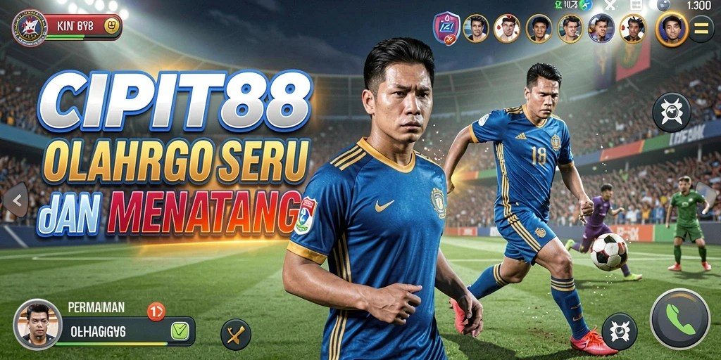 Tampilan gameplay olahraga yang menarik dan seru di CIPIT88.