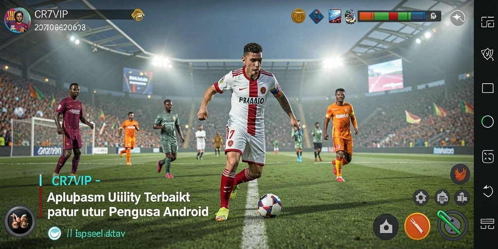 Tampilan antarmuka utama CR7VIP yang mendukung fungsi Utility.
