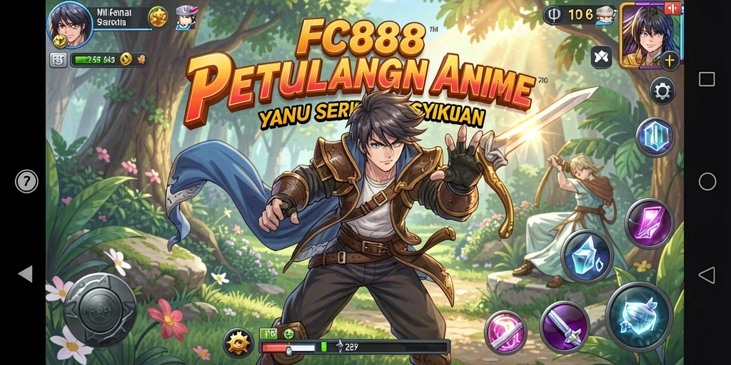 Screenshot FC888 menampilkan aksi seru dan karakter Anime yang menarik.