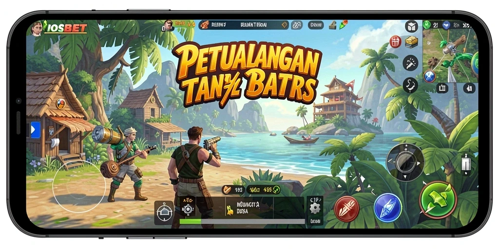Gameplay IOSBET menampilkan eksplorasi dunia terbuka yang kaya dan interaktif.