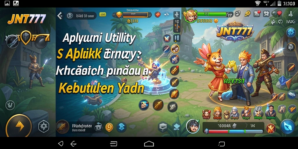 Antarmuka JNT777 yang intuitif dan mudah digunakan untuk berbagai fungsi utility.