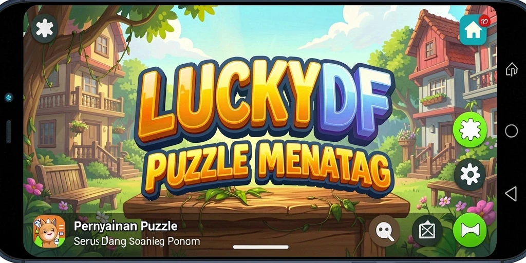 Tampilan gameplay LUCKYDF yang menantang dan menarik.