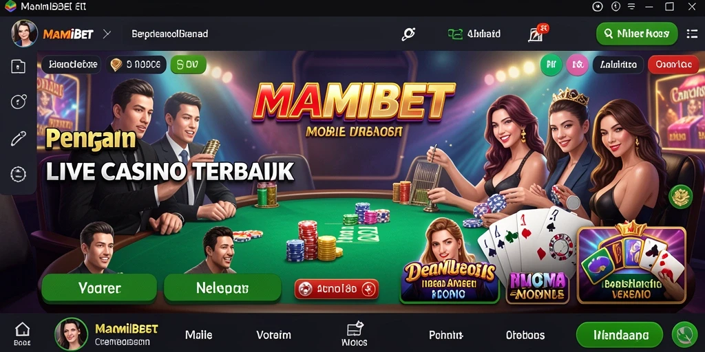 Tampilan gameplay seru dari MAMIBET Live Casino.