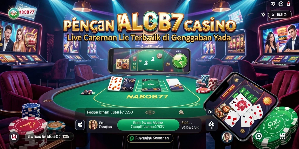 Tampilan menarik dari gameplay Live Casino NABOB77.