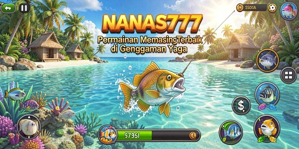 Tampilan menakjubkan dan gameplay seru dalam NANAS777.