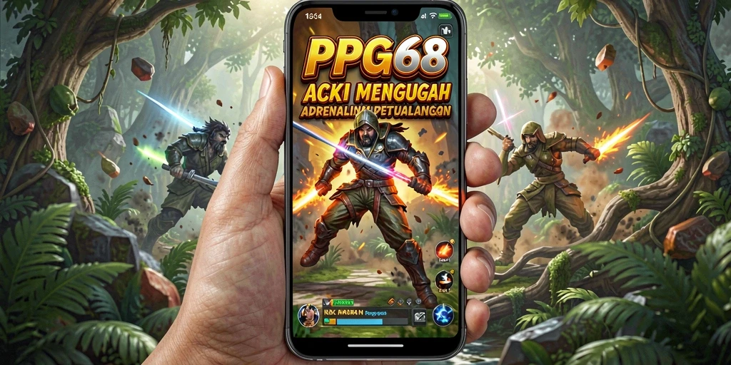 Tampilan gameplay intens PGG68 dengan aksi mendebarkan.