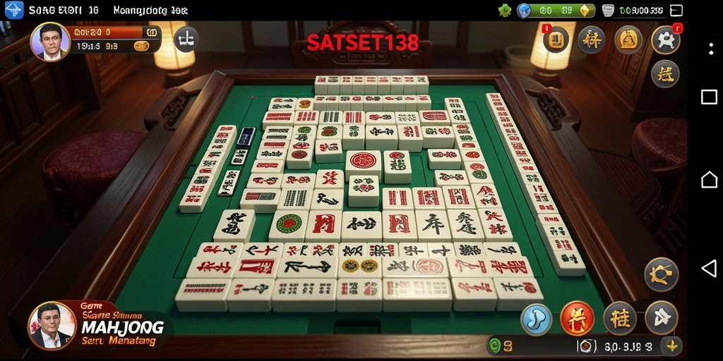 Screenshot SATSET138 menampilkan gameplay Mahjong yang seru dan menarik.