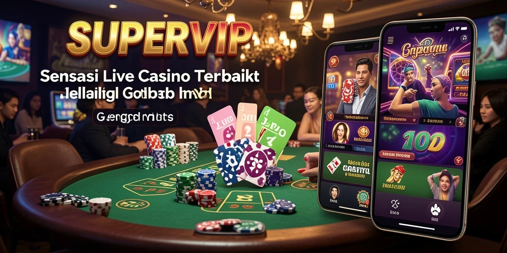 Gameplay Live Casino yang menarik dan interaktif di SUPERVIP.